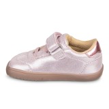 Zapatilla Barefoot Infantil Piel – Rosa Brillante