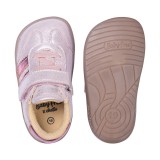 Zapatilla Barefoot Infantil Piel – Rosa Brillante
