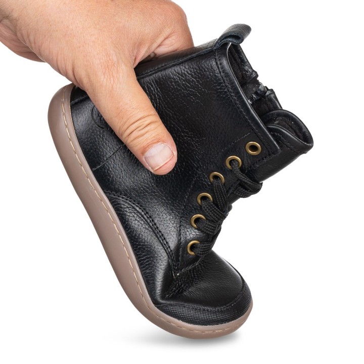 Barefoot de Piel Natural Chetto – Negro Elegante