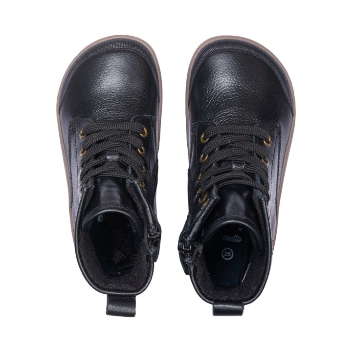 Barefoot de Piel Natural Chetto – Negro Elegante