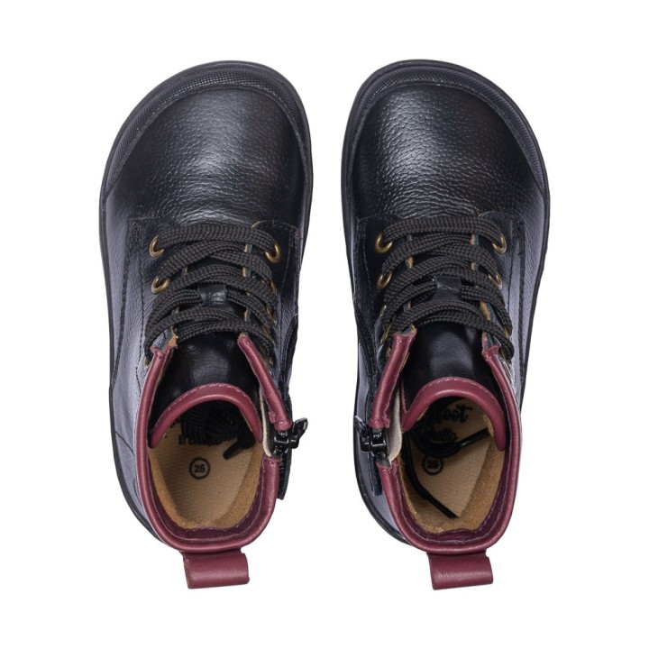 Bota Barefoot Chetto Negro Burdeos – Estilo Natural
