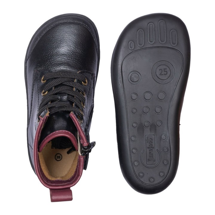 Bota Barefoot Chetto Negro Burdeos – Estilo Natural