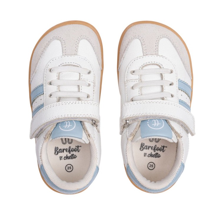 Barefoot Blanco-Celeste con Bandas – Chetto