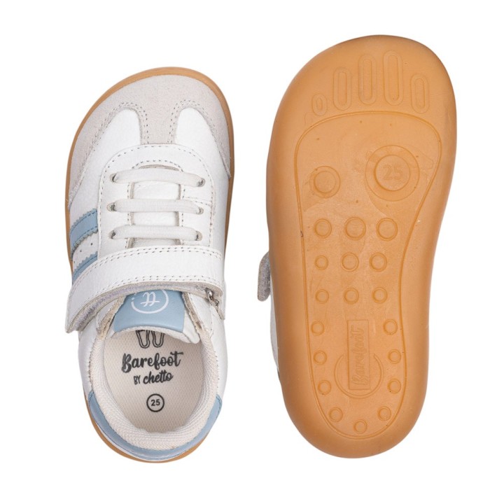 Barefoot Blanco-Celeste con Bandas – Chetto