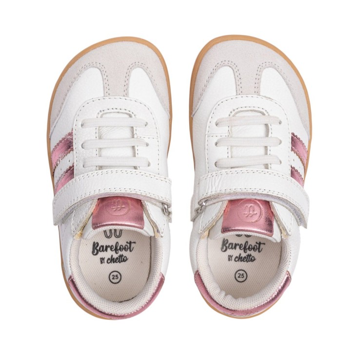 Barefoot Blanca-Rosa con Bandas – Chetto