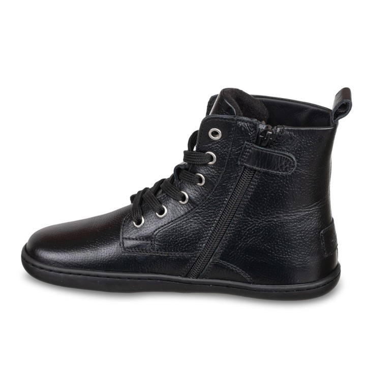 Bota Negra Barefoot Piel