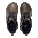 Bota Verde Oliva Barefoot Piel