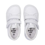 ZAPATILLAS BAREFOOT COLEGIALES PIEL BLANCO