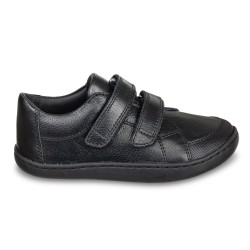 ZAPATILLAS BAREFOOT COLEGIALES PIEL NEGRO