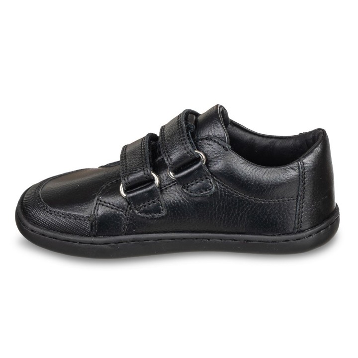 ZAPATILLAS BAREFOOT COLEGIALES PIEL NEGRO