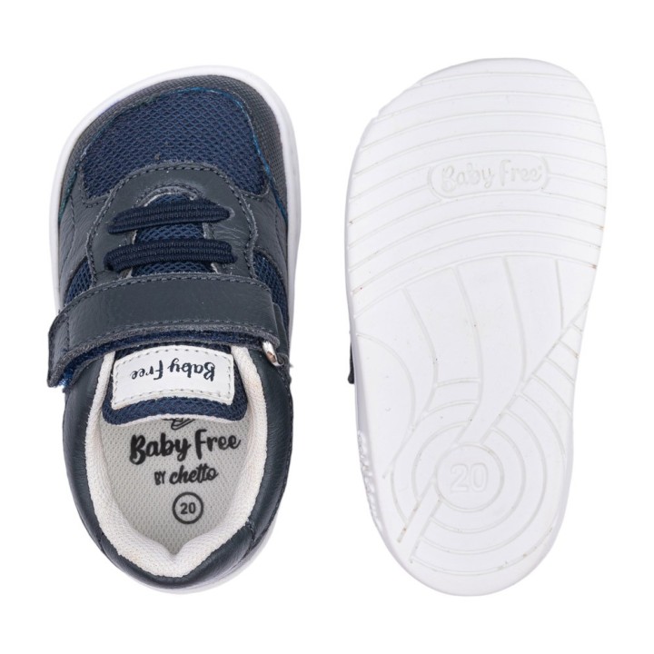 BABY FREE BAREFOOT DEPORTIVA LIGERA AZUL MARINO