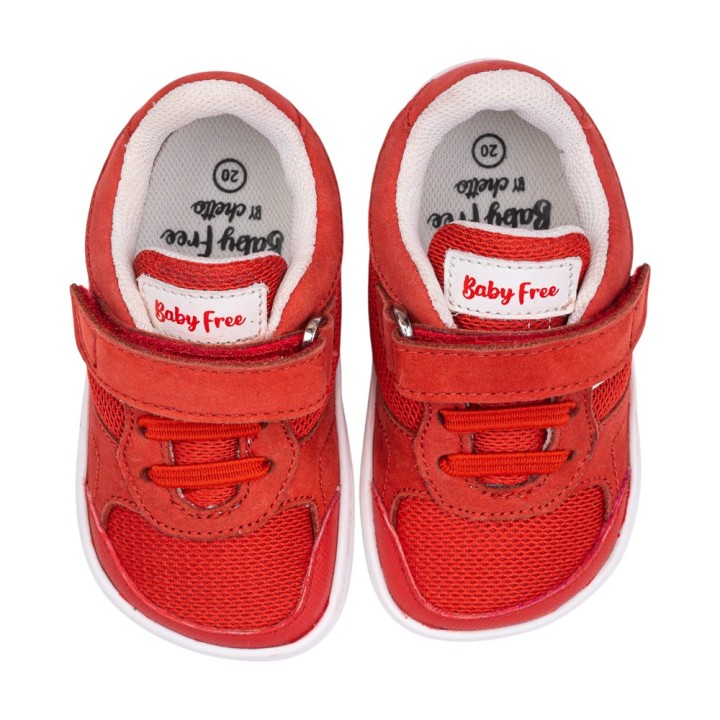 BABY FREE BAREFOOT DEPORTIVA LIGERA ROJO