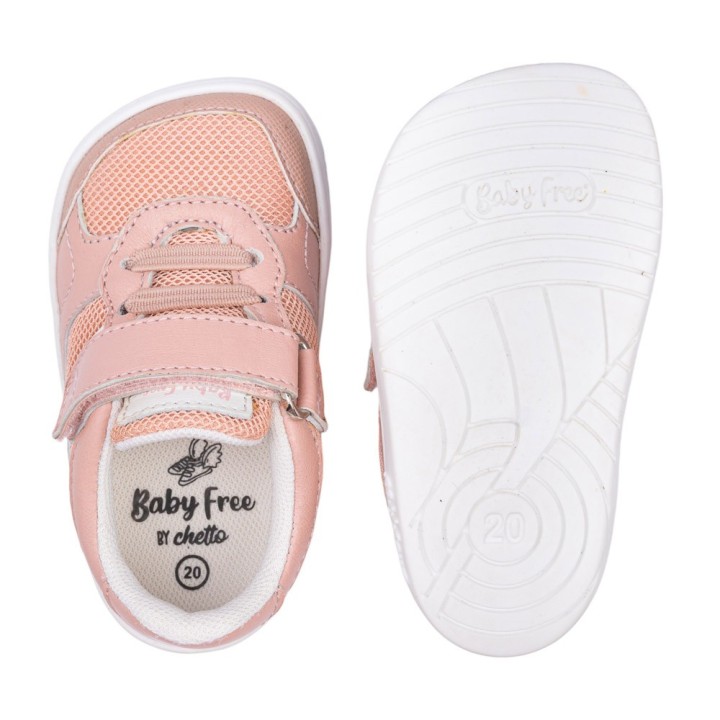 BABY FREE BAREFOOT DEPORTIVA LIGERA ROSA