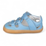 CANGREJERA PIEL BAREFOOT BABY FREE AZUL CELESTE
