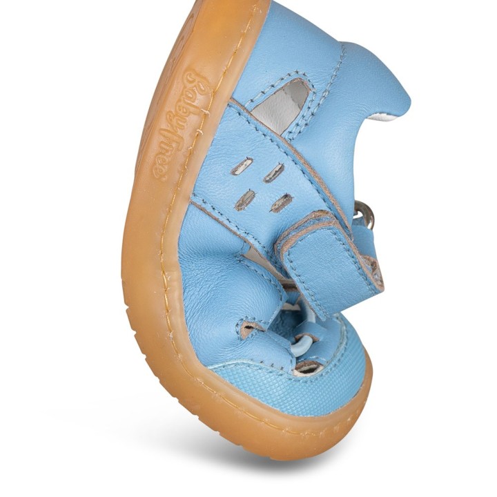 CANGREJERA PIEL BAREFOOT BABY FREE AZUL CELESTE