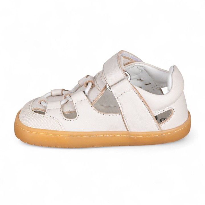 CANGREJERA PIEL BAREFOOT BABY FREE BEIGE