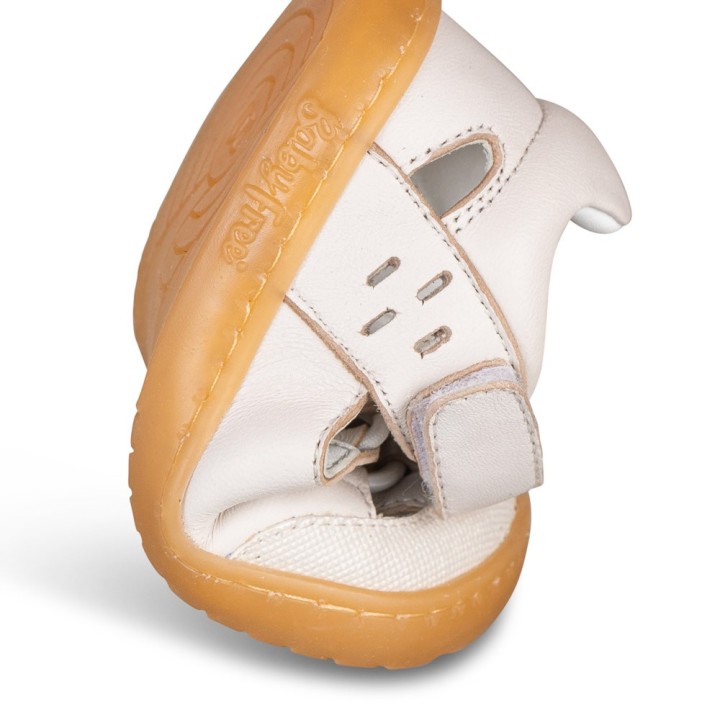 CANGREJERA PIEL BAREFOOT BABY FREE BEIGE