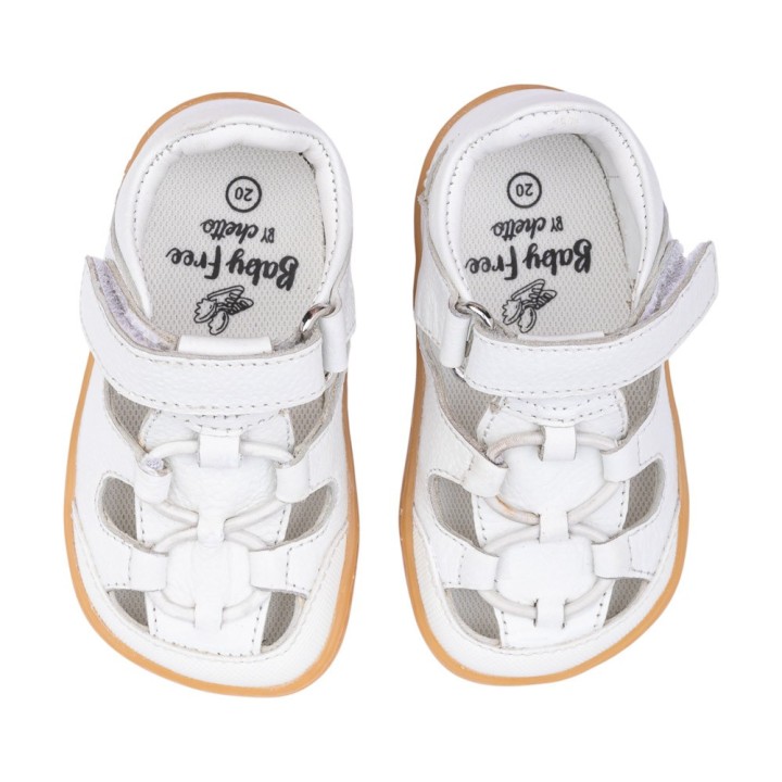 CANGREJERA PIEL BAREFOOT BABY FREE BLANCO