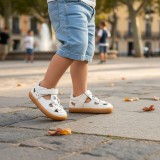 CANGREJERA PIEL BAREFOOT BABY FREE BLANCO