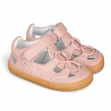 CANGREJERA PIEL BAREFOOT BABY FREE ROSA