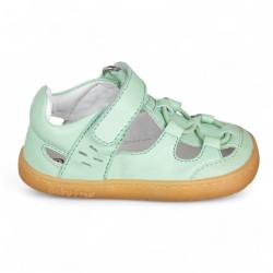 CANGREJERA PIEL BAREFOOT BABY FREE VERDE
