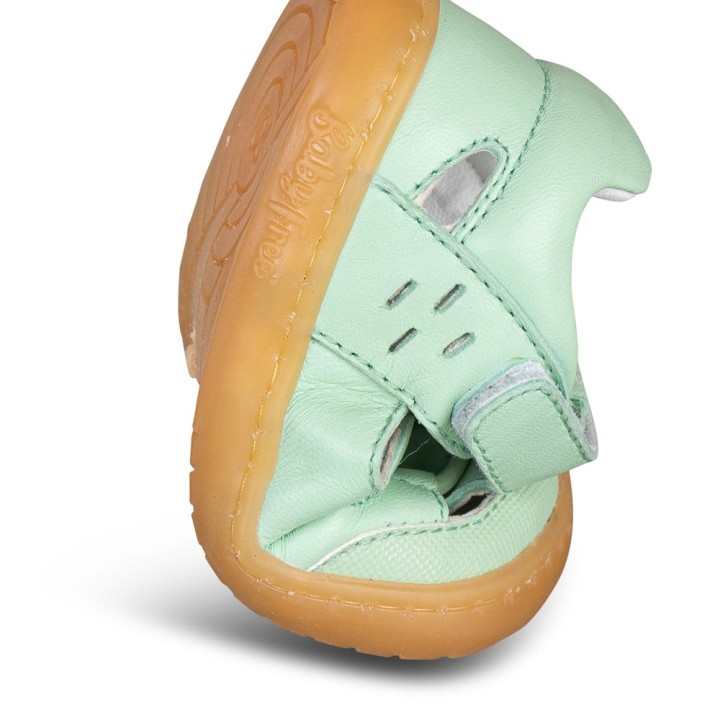 CANGREJERA PIEL BAREFOOT BABY FREE VERDE
