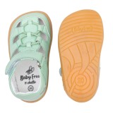 CANGREJERA PIEL BAREFOOT BABY FREE VERDE