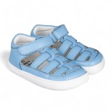SANDALIA BAREFOOT SEMIABIERTA BABY FREE AZUL CELESTE