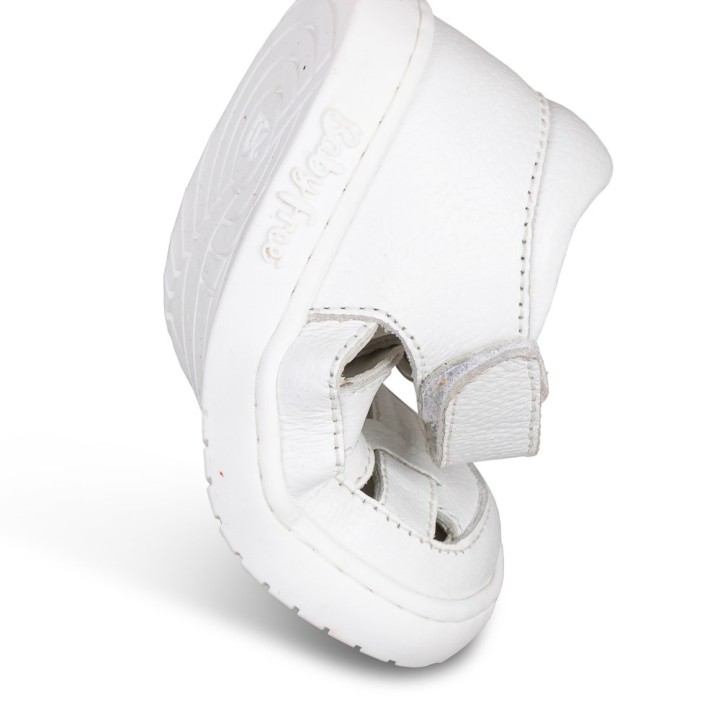 SANDALIA BAREFOOT SEMIABIERTA BABY FREE BLANCO