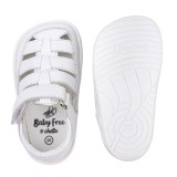 SANDALIA BAREFOOT SEMIABIERTA BABY FREE BLANCO