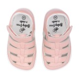 SANDALIA BAREFOOT SEMIABIERTA BABY FREE ROSA