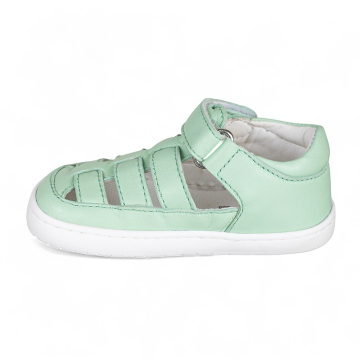 SANDALIA BAREFOOT SEMIABIERTA BABY FREE VERDE