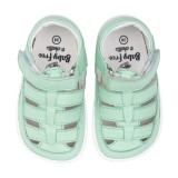SANDALIA BAREFOOT SEMIABIERTA BABY FREE VERDE