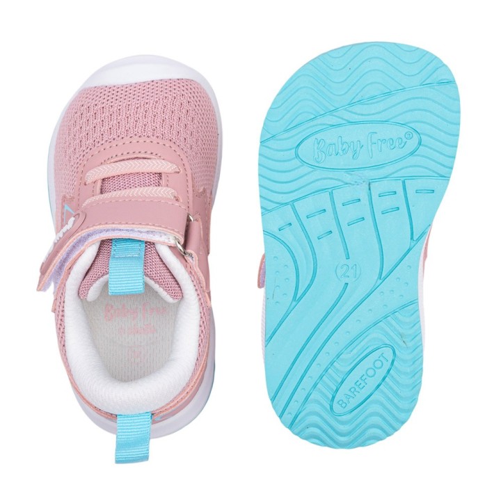 DEPORTIVA BAREFOOT BABY FREE RAYO Textil ROSA