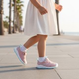 DEPORTIVA BAREFOOT BABY FREE RAYO Textil ROSA