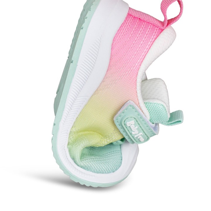 DEPORTIVA BAREFOOT BABY FREE TEXTIL ARCOIRIS