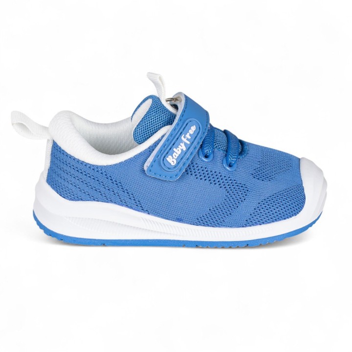 DEPORTIVA BAREFOOT BABY FREE TEXTIL AZUL