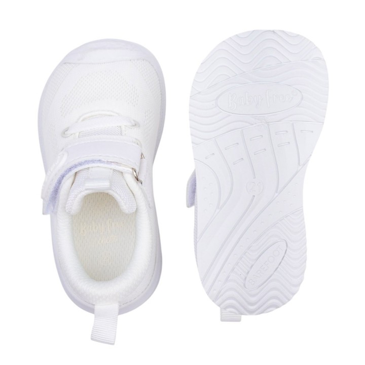 DEPORTIVA BAREFOOT BABY FREE TEXTIL BLANCO