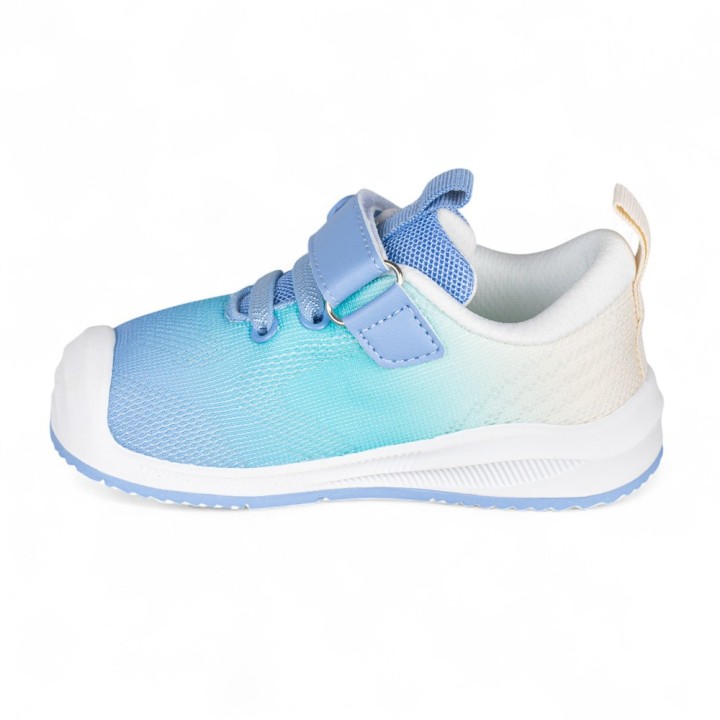 DEPORTIVA BAREFOOT BABY FREE Textil BLANCO - AZUL
