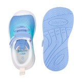 DEPORTIVA BAREFOOT BABY FREE TEXTIL BLANCO - AZUL