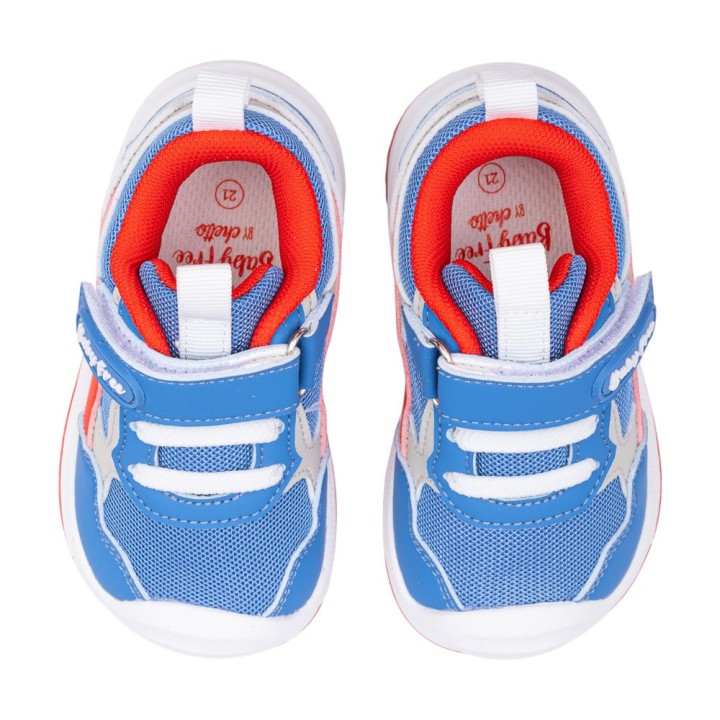 DEPORTIVA BAREFOOT TRANSPIRABLE BABY FREE AZUL