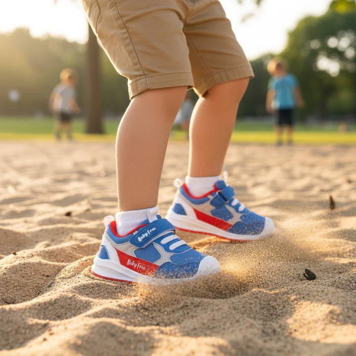 DEPORTIVA BAREFOOT TRANSPIRABLE BABY FREE AZUL