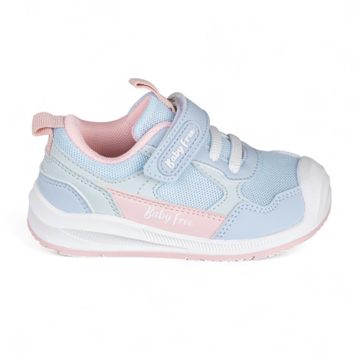 DEPORTIVA BAREFOOT TRANSPIRABLE BABY FREE AZUL CIELO