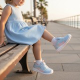 DEPORTIVA BAREFOOT TRANSPIRABLE BABY FREE AZUL CIELO