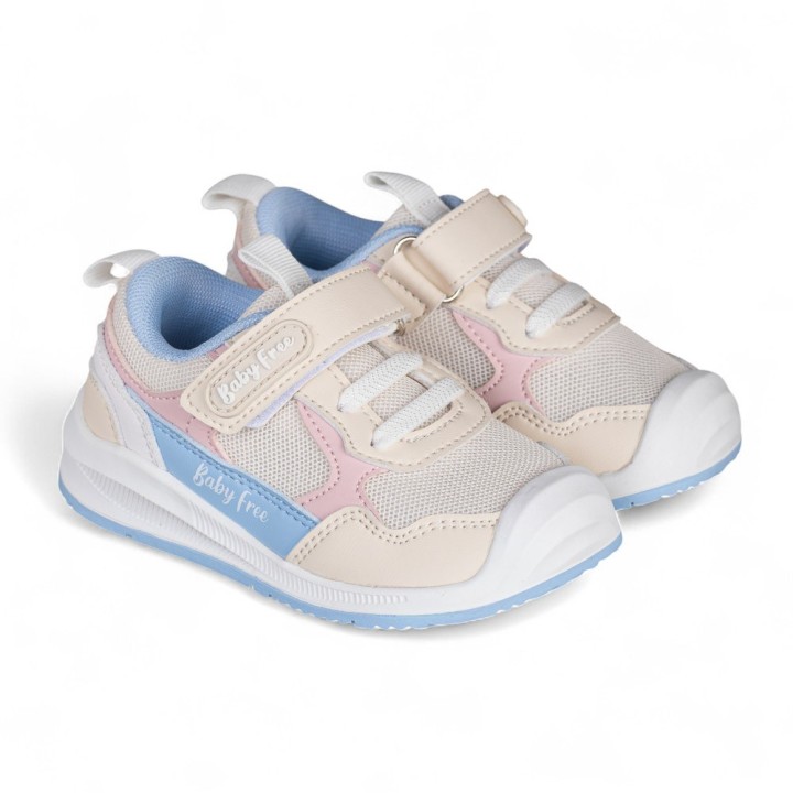 DEPORTIVA BAREFOOT TRANSPIRABLE BABY FREE BEIGE