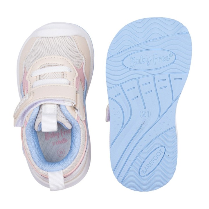 DEPORTIVA BAREFOOT TRANSPIRABLE BABY FREE BEIGE