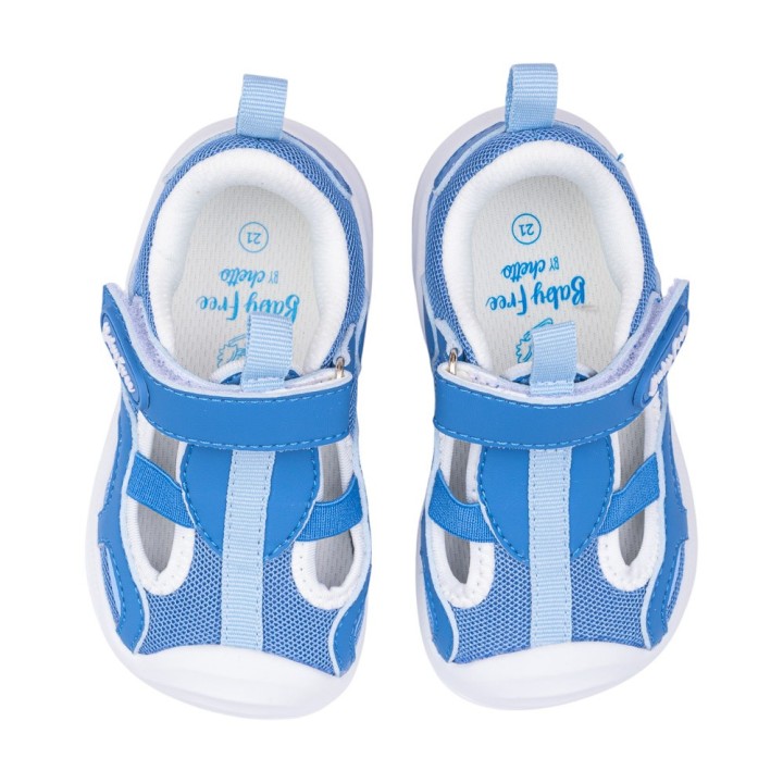 SANDALIA DEPORTIVA BAREFOOT BABY FREE AZUL