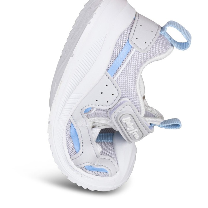 SANDALIA DEPORTIVA BAREFOOT BABY FREE GRIS