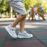 SANDALIA DEPORTIVA BAREFOOT BABY FREE GRIS