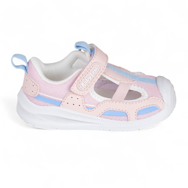 SANDALIA DEPORTIVA BAREFOOT BABY FREE ROSA
